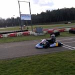 De eerste training in mijn nieuwe kart