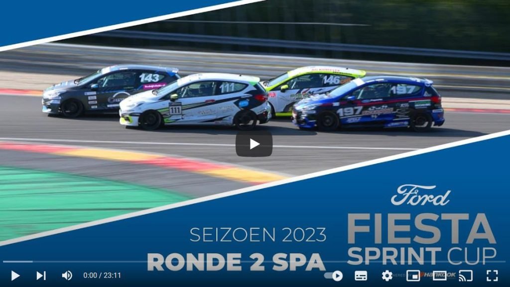 Hét verslag van de Ford Fiesta Sprint Cup 2023 - Ronde 2 Spa-francorchamps